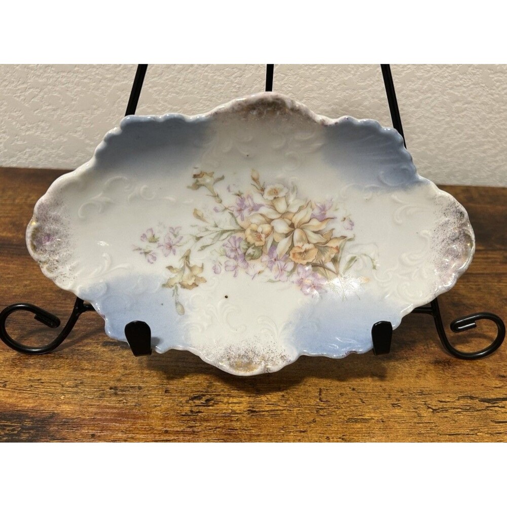 Bavarian 1890-1910 Antique Relish/Celery Dish from Victorian or Edwardian Era